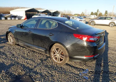 2013 Kia Optima Sx z USA, uszkodzony, nr VIN 5XXGR4A65DG139009